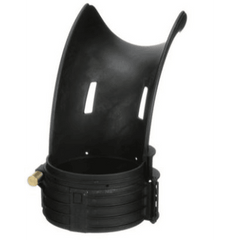 Conducto tipo cascada Tak-Ty™, 4 in, negro