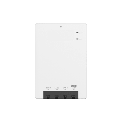 Punto de Acceso Mesh Wi-Fi 6 para interior en pared, hasta 320 usuarios ideal para Hotelería u Oficina.
