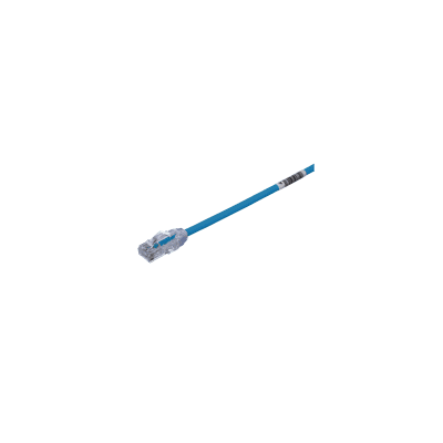 Cable de Parcheo UTP Cat6A, CM/LSZH, Diámetro Reducido (28AWG), Color Azul, 15 m.