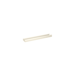 Base para canaleta T-70, de PVC rígido, con orificios perforados para montaje, 103.3 x 44.9 x 1800 mm, Color Blanco Mate