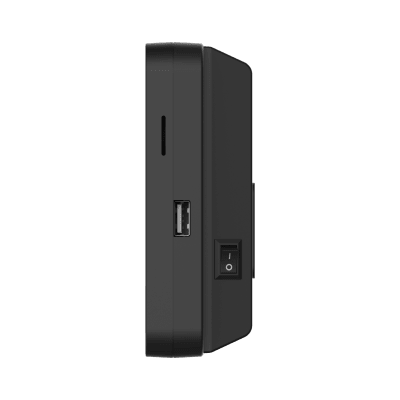 Terminal Min Moe WiFi / Touch de Reconocimiento Facial y Huella con Batería de Respaldo Incluida / ASISTENCIA y Control de ACCESO / 1500 Rostros, 3,000 Huellas y 3,000 tarjetas /  Lee códigos QR / Videoportero / Detección de Cubreboca
