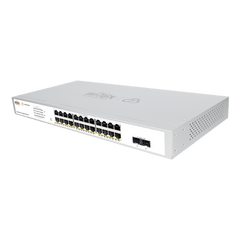Switch Administrable PoE / 24 puertos PoE af/at Gigabit / 2 x SFP Gigabit / Administración Cloud Gratuita / Presupuesto 370 W