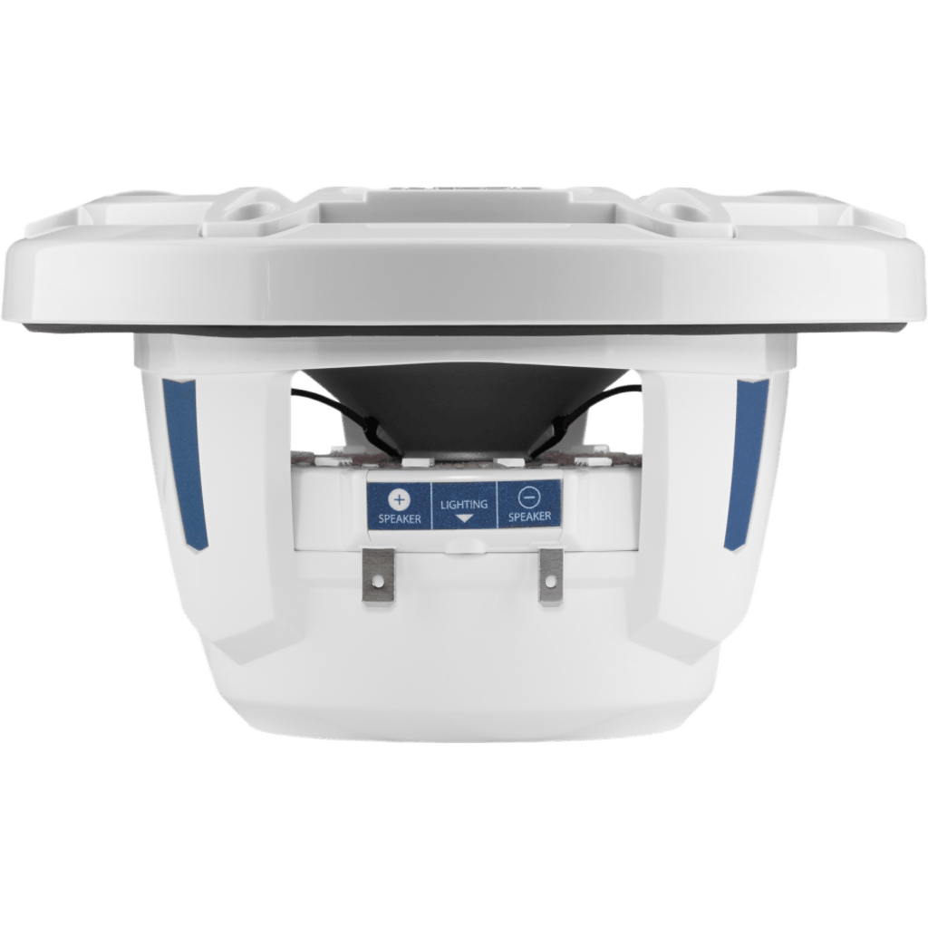 Bocinas Náuticas / 6.5" / Coaxial / 75 W RMS / LED Transflective / Rejilla Deportiva Blanca / 89.5 dB / 55 Hz-25 kHz / 4 &Omega;