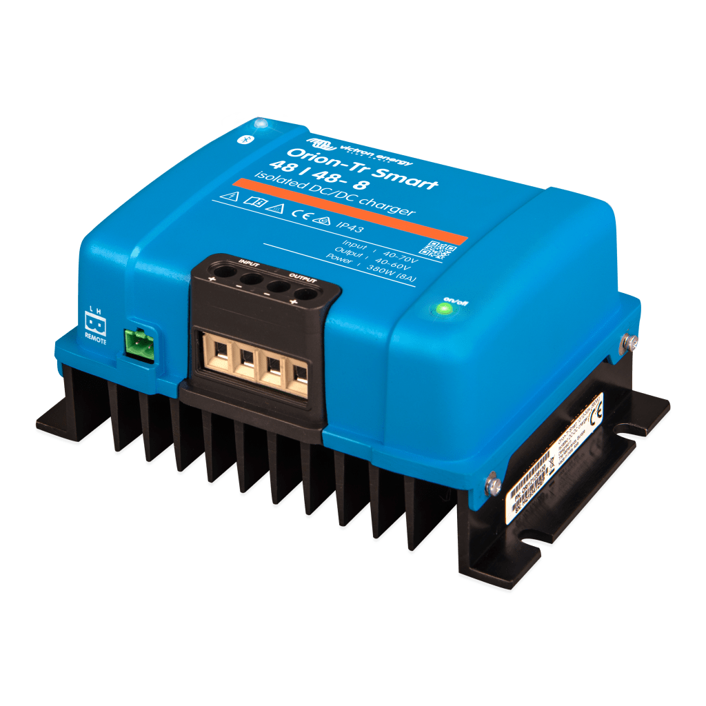 Cargador CC/CC Aislado Orion-Tr Smart / 48V a 48V, 8A / Baterías de Plomo y Litio/ IP43
