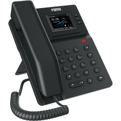 Teléfono IP Básico V60G / 4 Líneas SIP / Pantalla Color 2.4 Pulgadas (320x240) / Audio HD / Conferencia 6 Vías / PoE IEEE 802.3af / Gigabit Ethernet 1000 Mbps / Compatible EHS