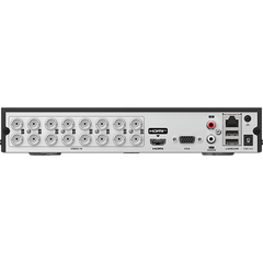 DVR 16 Canales TURBOHD + 8 Canales IP / 5 Megapixel Lite - 3K Lite / Audio Bidireccional / GUANLAN / Reconocimiento Facial / ACUSEARCH / 1 Bahia de Disco Duro / Salida de Video en 4K / H.265+