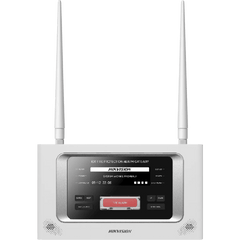 (HikFire) Panel Inalámbrico de Detección de Incendio (Gateway LoRa) / Pantalla LCD Táctil / Comunicación hasta 2 km / Gestión de 128 Dispositivos / Encriptación AES128 / Integración a HikCentral Professiona