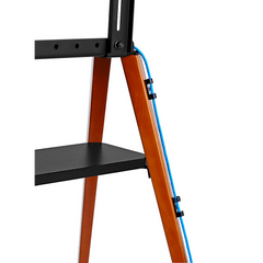 Soporte de TV Easel Studio TV Floor Stand | Compatible VESA 200x200 a 600x400 | Para Pantallas de hasta 75 Pulgadas | Capacidad de Peso 40 kg | Altura Ajustable 905-2590 mm | Incluye Cable Anti-Caída