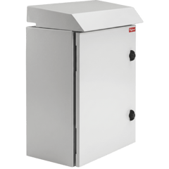 Gabinete Rack 12 UR ProTek Tipo 3R Exterior con Ventiladores y Termostato / 61.2 cm x 60 cm x 61 cm (24.09 in x 23.6 in x 24 in) / Acero Gris RAL 7035 / Protección IP32 IK10