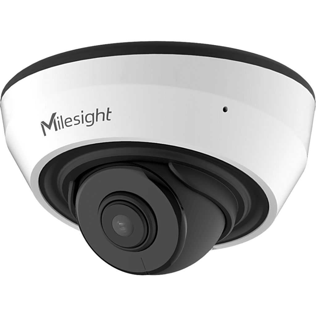 Cámara Mini Domo IR con IA / 2 Megapixel (1080p) / Starlight 0.005 Lux / WDR 120 dB / Lente 4 mm / Micrófono Integrado / Almacenamiento microSD 1 TB / PoE / NDAA / ONVIF G-S-T-M