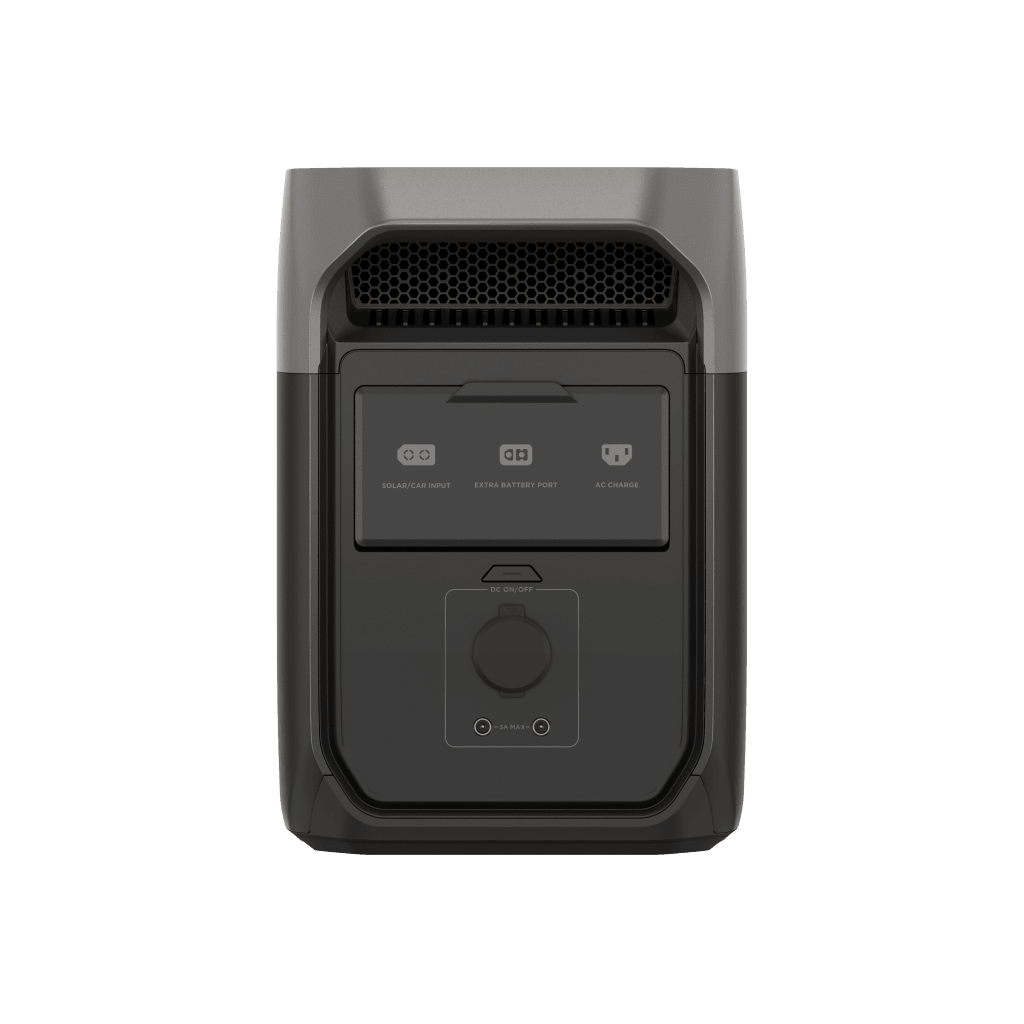 Estación de Energía Portátil Delta 3 1024Wh Litio LFP / 6 AC 1800 W (Max. 2600W con X-Boost) / 4 USB-C 100W / Capacidad para Aumentar Respaldo / Cargador de Coche 10A a 12.6V / Conectividad WiFi y Bluetooth (App) / Carga Solar 500W Max.