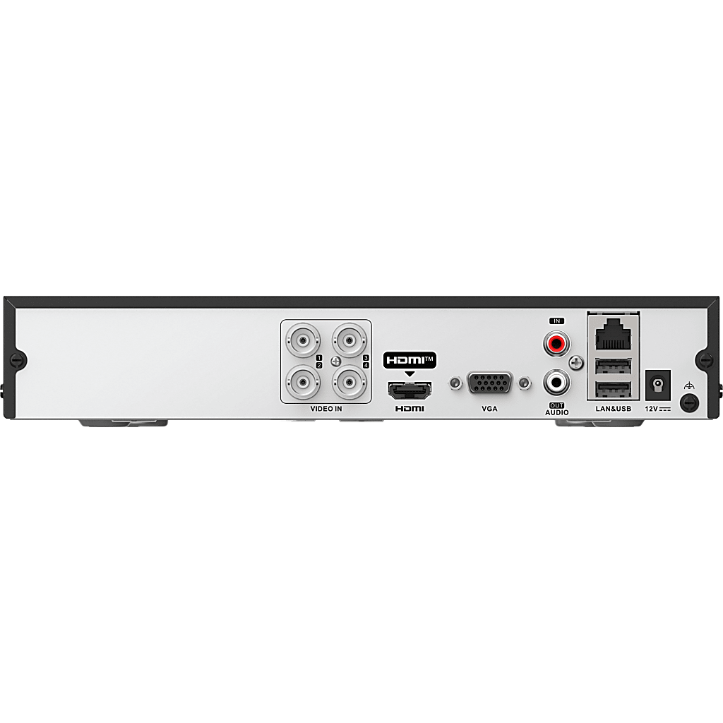 DVR 4 Canales TURBOHD + 4 Canales IP / 8 Megapixel (4K) / Audio Bidireccional / GUANLAN / Reconocimiento Facial / ACUSEARCH / 1 Bahia de Disco Duro / Salida de Video en 4K / H.265+