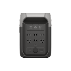 Estación de Energía Portátil Delta 3 1536Wh Litio LFP / 6 AC 1800 W (Max. 3600W) / 2 USB-C 100W / Capacidad para Aumentar Respaldo / Cargador de Coche 10A a 12.6V / Conectividad WiFi y Bluetooth (App) / Carga Solar 500W Max.