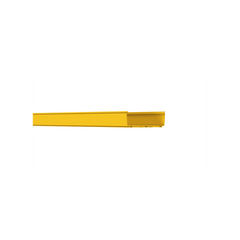 Canaleta FiberRunner™ 12X4, de PVC Rígido, Color Amarillo, 3 m. de Largo