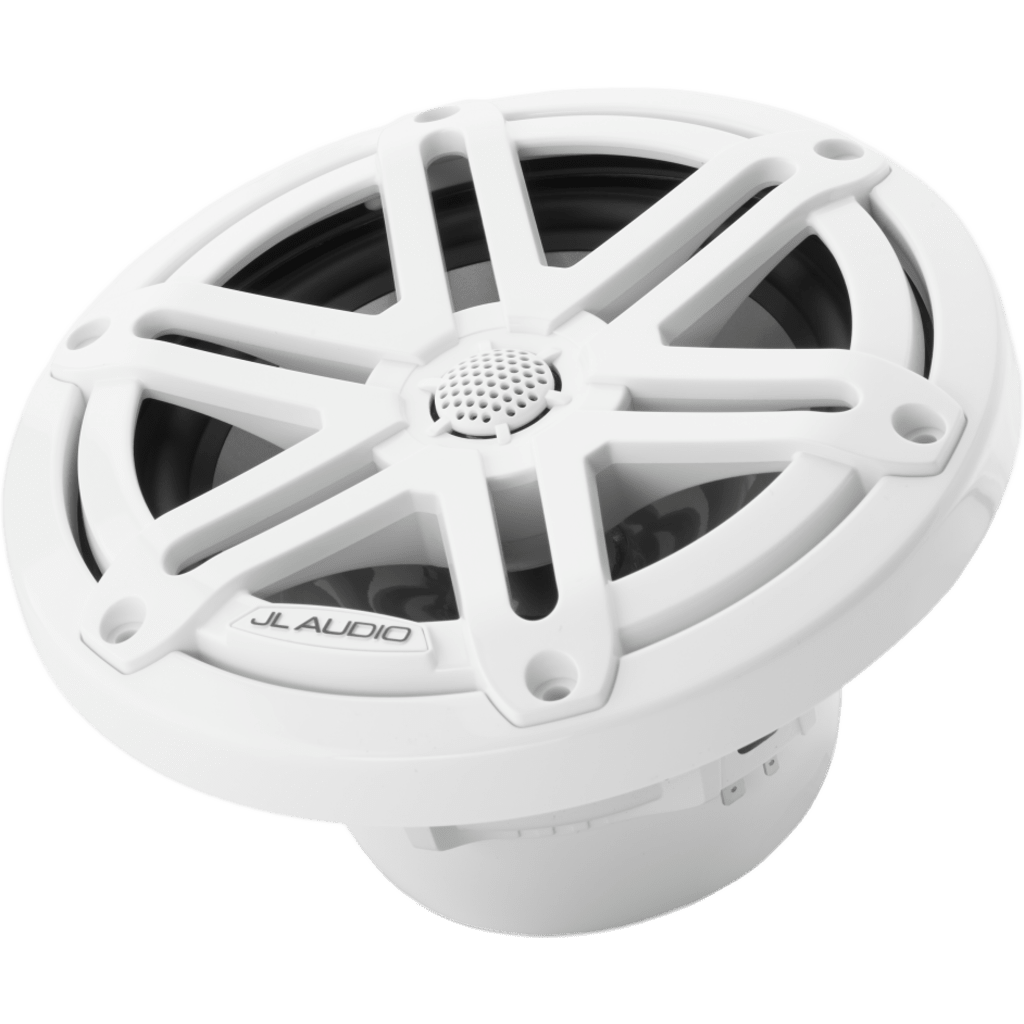 Bocinas Náuticas / 6.5" Coaxial / 60 W RMS / Tweeter Cúpula de Seda / LED Integrado / Rejilla Deportiva Blanca / 3 Años Garantía