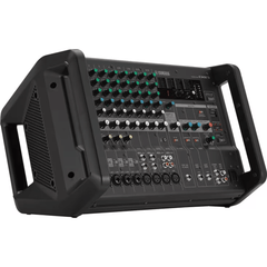 Mezcladora de Audio Amplificada | 12 Canales | Amplificador de Alta Eficiencia 2x630W | Efectos Integrados | 4/8 Ohms