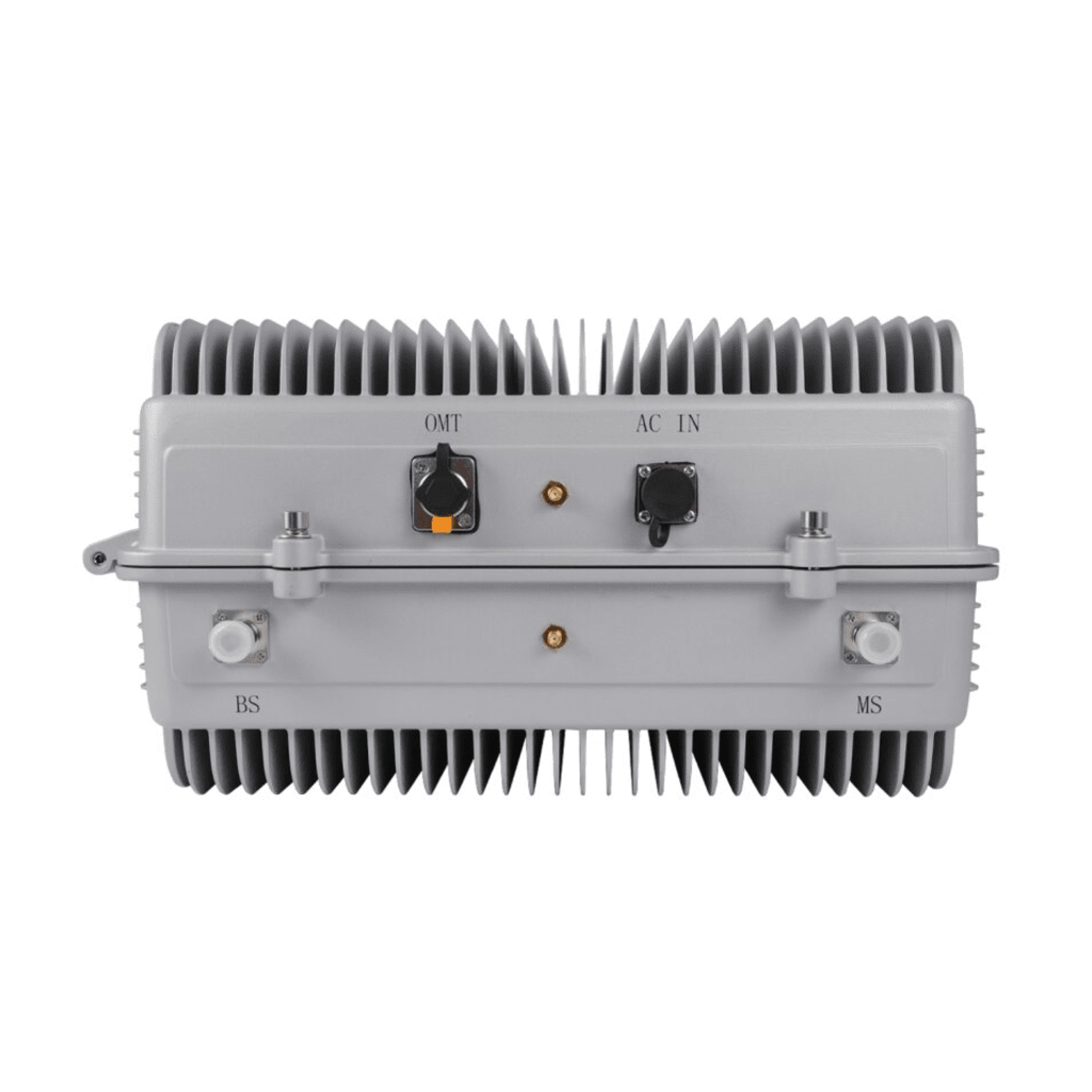 Amplificador de Señal Celular de Alta Potencia / Cobertura hasta 5 km / Banda 2 (1900 MHz) / 20 Watts / 95 dB de Ganancia / Multioperador / Gabinete IP65