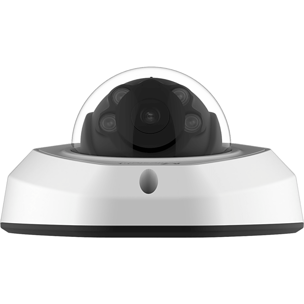 Mini Dome Vandal-proof AI 4MP / 2688x1520 / H.265+ / Starlight 0.005Lux / Super WDR 120dB / Lente 4mm / Micrófono Integrado / SIP / IR 30 m / IP67 IK10 / PoE / NDAA