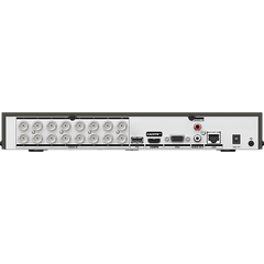DVR 16 Canales TURBOHD + 16 Canales IP / 8 Megapixel (4K) / Audio Bidireccional / GUANLAN / Reconocimiento Facial / ACUSEARCH / 2 Bahias de Disco Duro / Salida de Video en 4K / H.265+