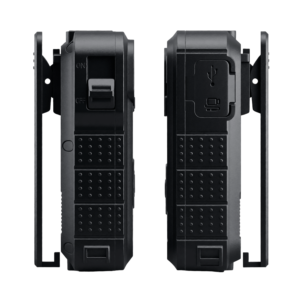 Body Camera para Seguridad, Video Full HD, Descarga de Vídeo automática con estación, Pantalla TFT con indicador de batería y memoria.