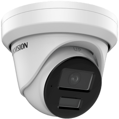 Turret IP 4 Megapixel / Lente 4 mm / Dual Light (40 mts IR + 40 mts Luz Blanca / DARKFIGHTER S / Microfono Integrado /  Exterior IP67 / WDR 130 dB /  4 Analíticos: AcuSense, Deteccion Facial, Conteo de Personas por Cruce y Zona