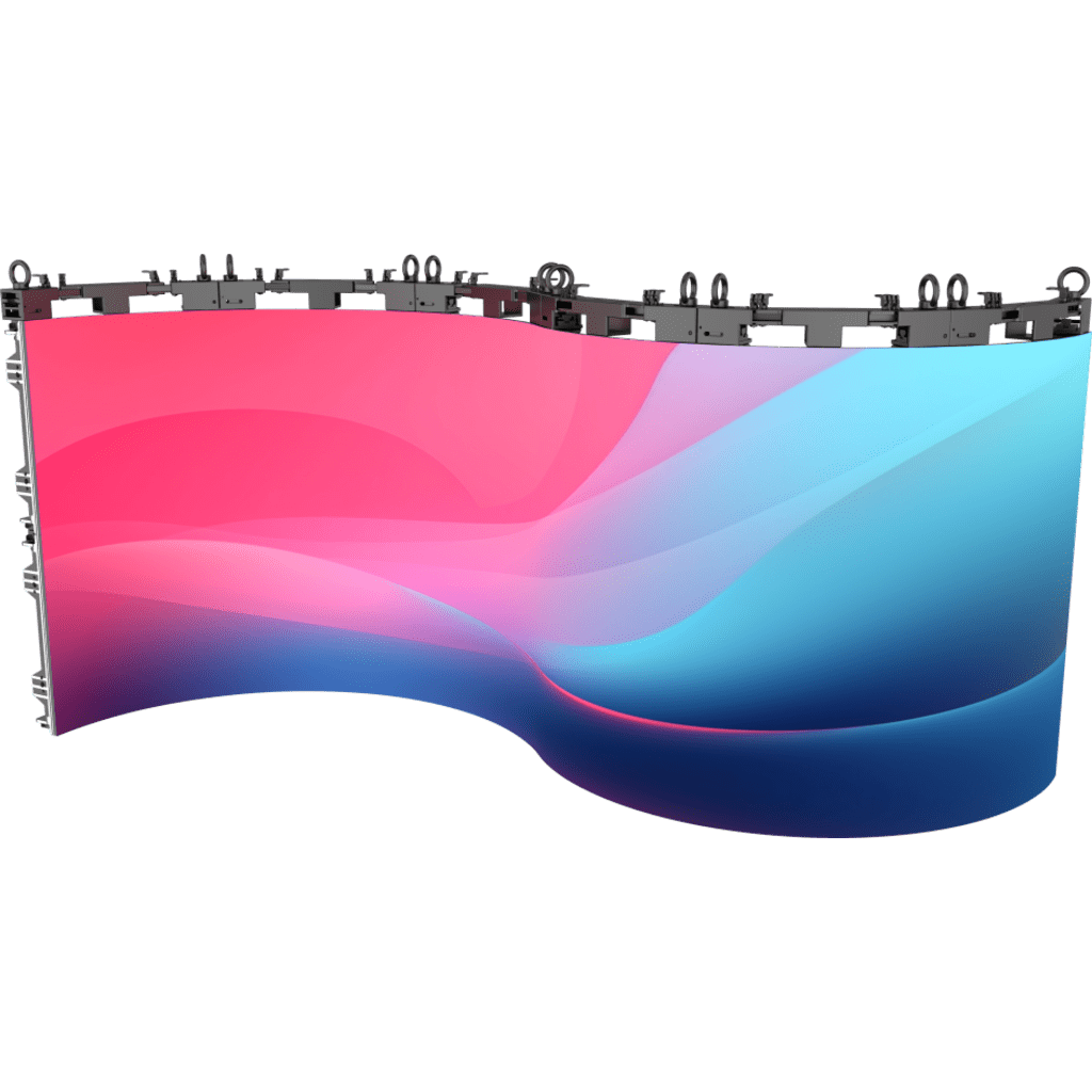 Pantalla LED Ultra-flexible FL Series /2.6 mm Pixel Pitch / Ajustable -45° a +45° / Diámetro Cilíndrico ≥ 1.27 m (50 in) / 500x500 mm / Uso en Interior / Compatible PL & NT Series