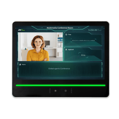 Terminal de Verificación Facial / Pantalla Táctil 10.1" / Autenticación Dual Rostro-Tarjeta / Cámara Binocular 2MP WDR / Capacidad 10,000 Rostros / WiFi 2.4 GHz / Android 7.1