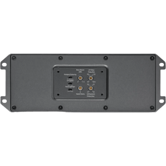 Amplificador Náutico y para Deportes de Motor / Monobloque Clase D / 300 W RMS a 2 &Omega; / IPX7 Resistente al Agua y Polvo / Filtro Paso Bajo 40-400 Hz / Ecualizador de Refuerzo de Graves / Control de Nivel Remoto Opcional / Fusible 30 A