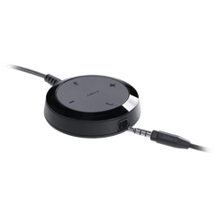 Jabra Evolve 30 II Duo con conexión USB C/A y 3.5mm, micrófono con cancelación de ruido y controlador en el cable con botones e indicadores LED (5399-829-369))