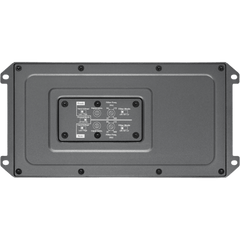 Amplificador Náutico y para Deportes de Motor / 4 Canales / 500 W RMS / Clase D / IPX7 / Filtros Paso Bajo y Paso Alto / Potenciómetros Calibrados con Bloqueo