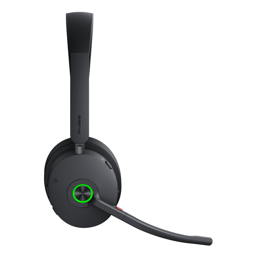 Auriculares estéreo Yealink BH74 edición MS con base de carga / Bluetooth 5.3 con adaptador USB C&A / Cancelación activa de ruido / 32 horas de conversación