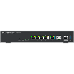 Dispositivo de Convergencia de Redes GCC6020 / Router VPN / Firewall de Próxima Generación / IP PBX / Switch de Red / 4 Puertos Gigabit Ethernet / 1 Puerto SFP+ 10 Gigabit / 1 Puerto 2.5 Gigabit / Administración en la Nube GDMS / Mont