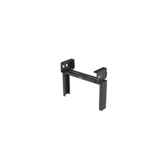 Rack de Distribución Aéreo de 2 Postes PanZone®, Rieles Roscados #12-24, de 6 UR, Color Negro