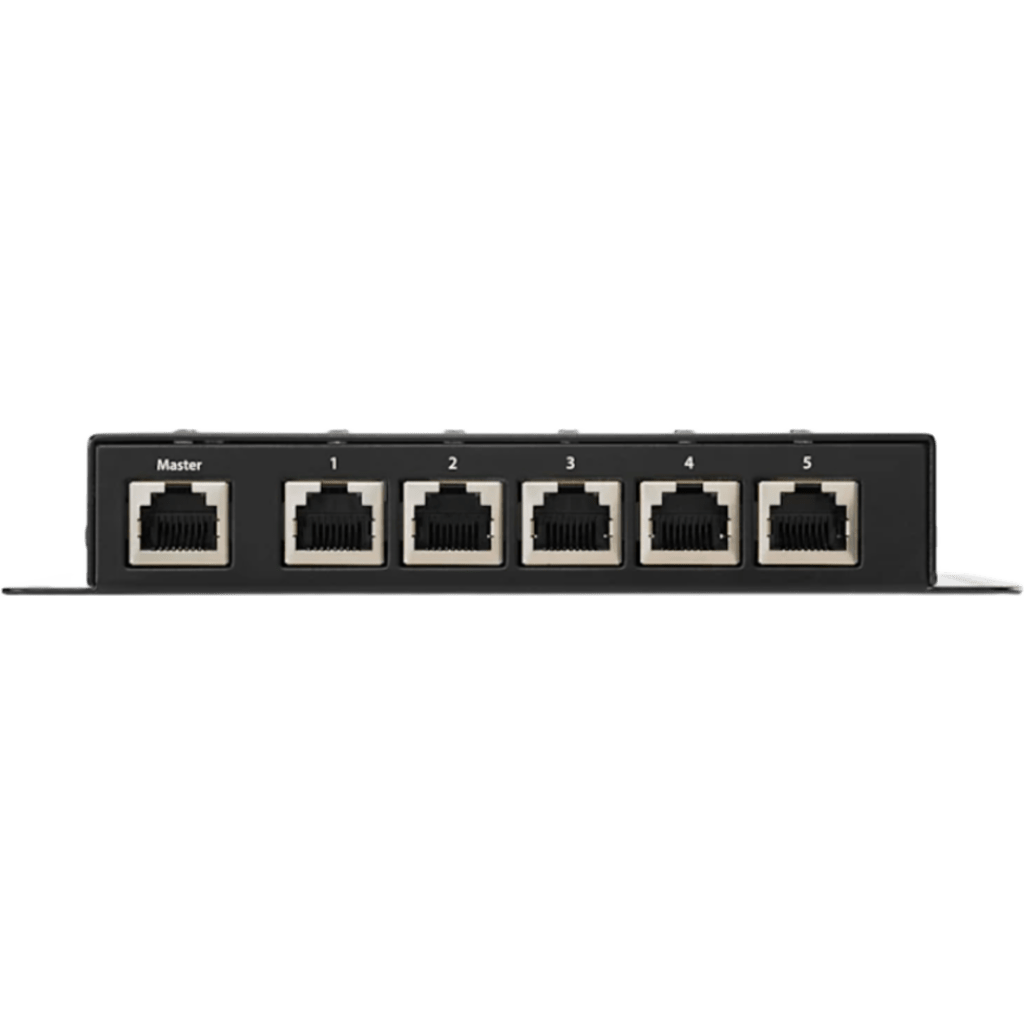 Concentrador de Red de Audio Óptico / Comunicaciones JLid / Para Amplificadores VXi / Entrada Óptica Digital SPDIF / 5 VDC / Dimensiones 165 x 98 x 26 mm (6.50 x 3.86 x 1.05 in) / Garantía 2 Años