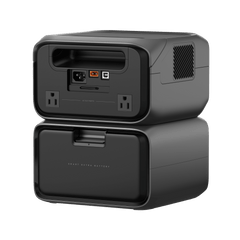 EcoFlow River 3 | Estación de Energía Portátil 858Wh Litio LFP / 2 AC 300 W (Max. 550W) / 1 USB-C 100W / 2 USB -A 12W / Cargador de Coche 8A a 12 o 24V / Conectividad WiFi y Bluetooth (App) / Carga Solar 110W Max.