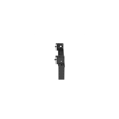 Rack de Distribución Aéreo de 2 Postes PanZone®, Rieles Roscados #12-24, de 4 UR, Color Negro
