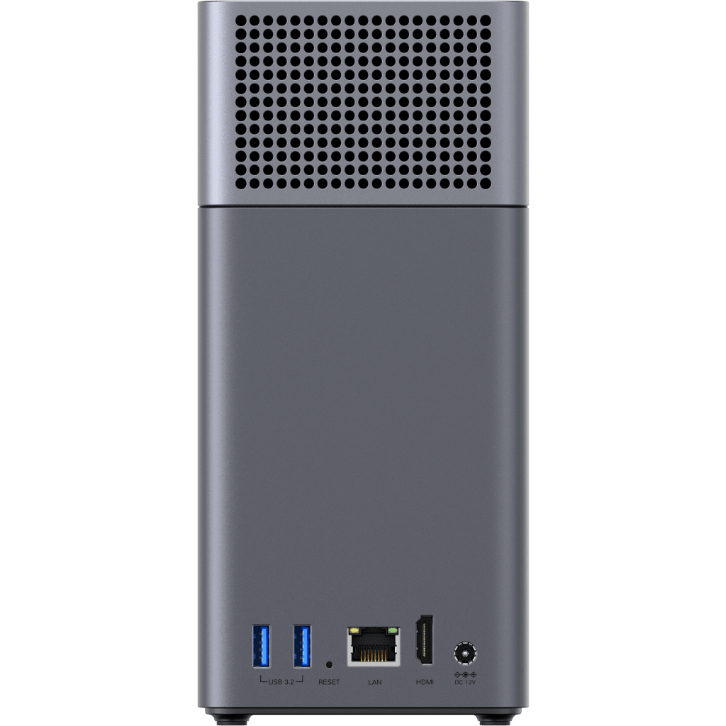 NAS UGREEN NASync DH2300 / Procesador RK3576 / 4GB  / 32GB eMMC / 2 Bahías SATA / JBOD-Basic-RAID 0-RAID 1 / Puerto HDMI 4K / 1 GbE / USB 3.2 Gen 1 Type-C / Detección NFC