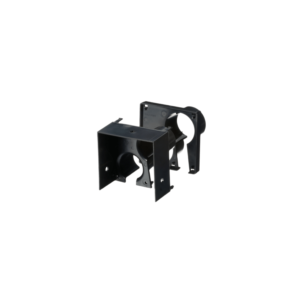 Tapa con 2 Salida a Tubo Corrugado de 1.5in (38mm), Para uso con Canaletas 4X4 FiberRunner™, Color Negro