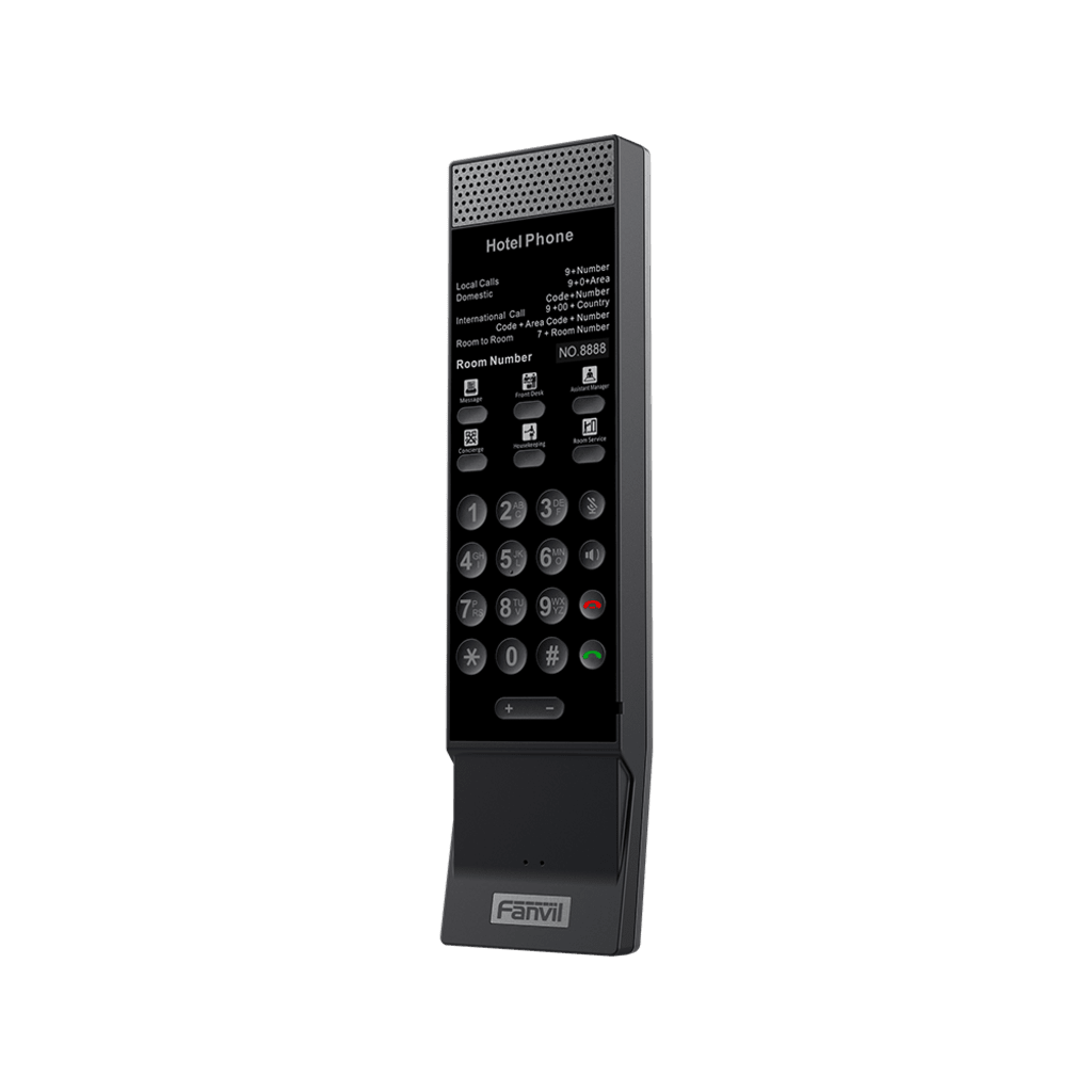 Teléfono IP Inalámbrico para Hotelería con Wi-Fi 6 Doble Banda, 6 Teclas DSS,Material Antibacterial
