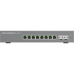 Switch L2 Lite Administrable de 10 Puertos / 8 Puertos Ethernet 2.5 Gigabits / 2 Puertos SFP+ 10 Gigabits / PoE+ 802.3af/at / VLAN 802.1Q / QoS / IGMP Snooping / Montaje en Escritorio o Pared