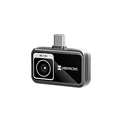 MINIE - Cámara Termográfica Portátil para Celulares (Android) /  Conector Tipo USB - C / Lente 1.3 mm / IP40  / JPEG (Imagen) / Video (MP4) / Rango de Medición de -20°C a 400°C