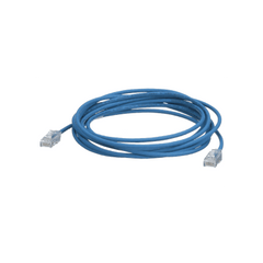 Cable de Parcheo TX6, UTP Cat6, Diámetro Reducido (28AWG), Color Azul, 100 ft