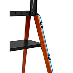 Soporte de TV Easel Studio TV Floor Stand | Compatible VESA 200x200 a 600x400 | Para Pantallas de hasta 75 Pulgadas | Capacidad de Peso 40 kg | Altura Ajustable 905-2590 mm | Incluye Cable Anti-Caída