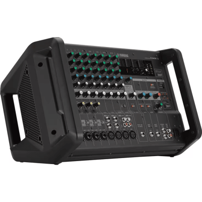 Mezcladora de Audio Amplificada | 12 Canales | Amplificador de Alta Eficiencia 2x630W | Efectos Integrados | 4/8 Ohms