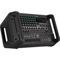 Mezcladora de Audio Amplificada | 12 Canales | Amplificador de Alta Eficiencia 2x630W | Efectos Integrados | 4/8 Ohms
