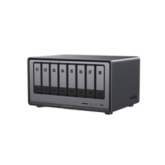 NASync DXP8800 Plus | SO UGOS Pro |  Intel X86 12th Gen Intel® Core™ i5 | SSD 128 GB | 8-Bahias (SATA) | 8GB DDR5 (Exp. a 32GB) | 2* M.2 SSD | 4 Puertos Thunderbolt™4 | WiFi | 1*USB3.2 Gen2, 10Gb/s | HDMI 8k.