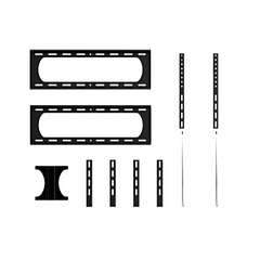 Soporte de Pared para Pantallas Super Heavy-Duty | Inclinación Ajustable| Compatible con Pantallas hasta 140" | Capacidad de Carga hasta 125 kg | Compatibilidad VESA 300 x 200 hasta 1200 x 800