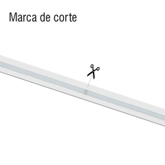 Manguera LED Luminosa Blanca de Resina Transparente y Flexible / Para uso Interior o Exterior / Carrete de 50 m/ 110V CA  4.2 A/ 500 W Potencia / T.C.C. 6500 K.