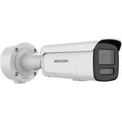 [ PROTECCIÓN ACTIVA ] Bala IP 4 Megapixel / Lente 4 mm / 60 mts IR / Exterior IP67 / Micrófono y Bocina Integrado (Audio de Dos Vías) / DARKFIGHTER / PoE+ / Luz Estroboscopica / ONVIF / Micro SD / 4 Analíticos