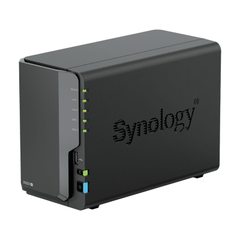 NAS DiskStation DS225+ | 2 Bahías | Intel Celeron J4125 | 2 GB DDR4 | Hasta 40 TB | Puertos 1GbE y 2.5GbE | USB 3.2 Gen 1 | Compatible con RAID | Synology DSM.